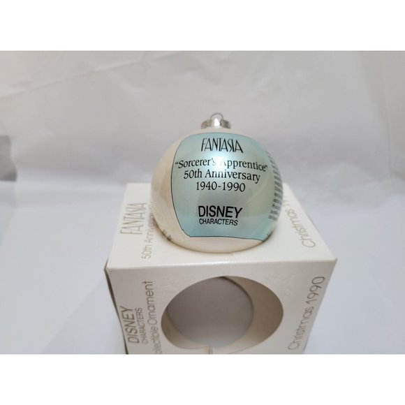 1990 Disney Fantasia 50th Anniversary Christmas Collectable Ball Ornament - Picture 3 of 12